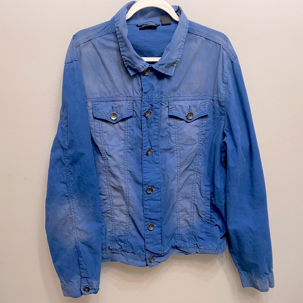 DKNY Jeans Classic Blue Denim Trucker Jacket